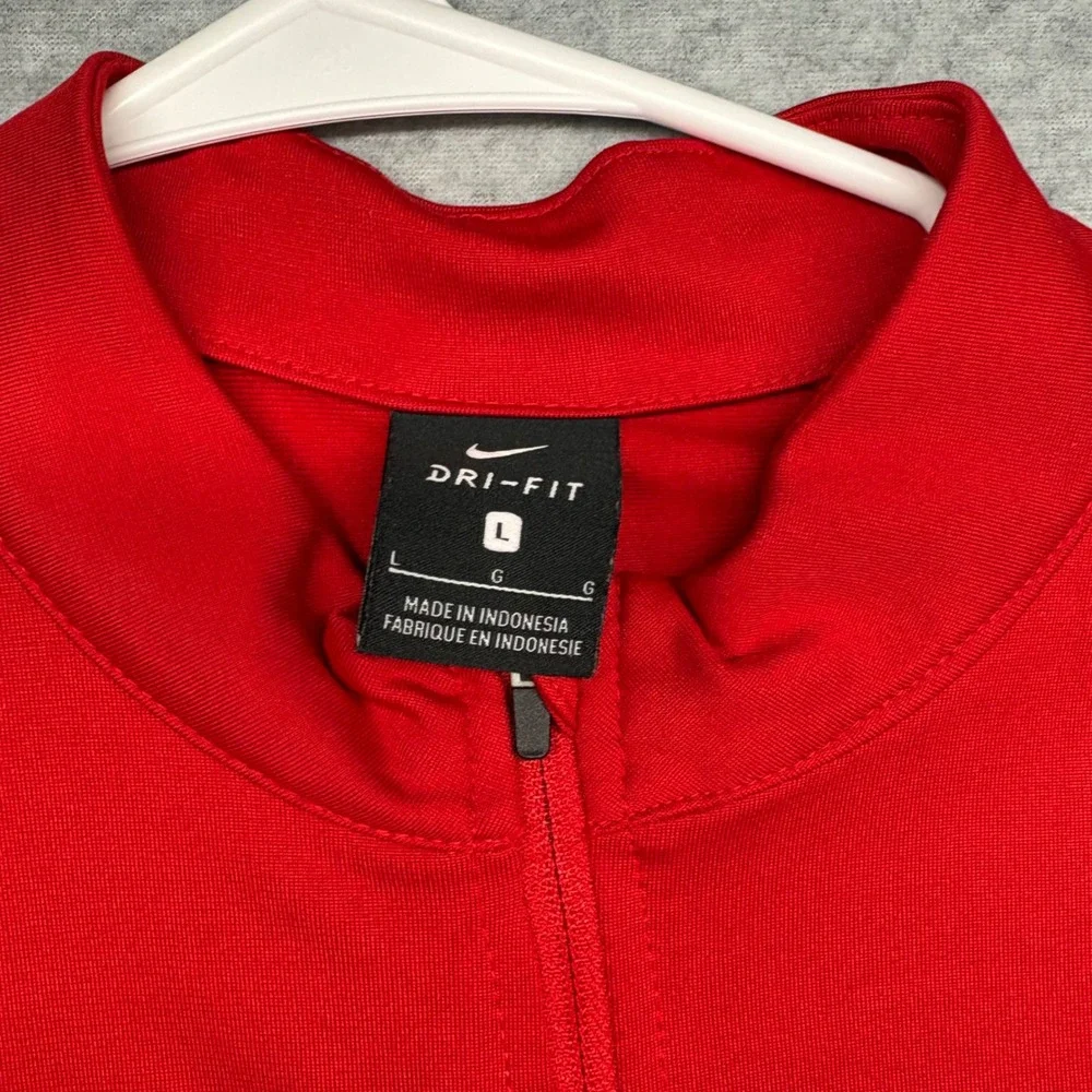 Nike Dri-FIT Budweiser Track Jacket Mens Large Red Full Zip Soccer Authentic L